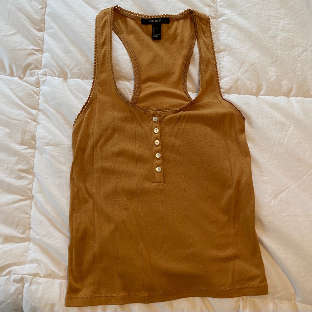 Yellow Ochre F21 Tank Top